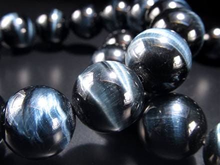 ホークアイ タイガーアイ ブルータイガーアイ 鷹目石 ブレスレット