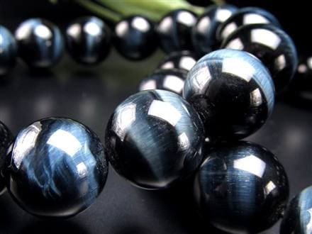 ホークアイ タイガーアイ ブルータイガーアイ 鷹目石 ブレスレット