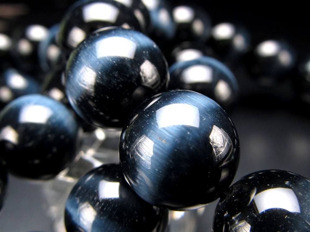 ホークアイ タイガーアイ ブルータイガーアイ 鷹目石 ブレスレット