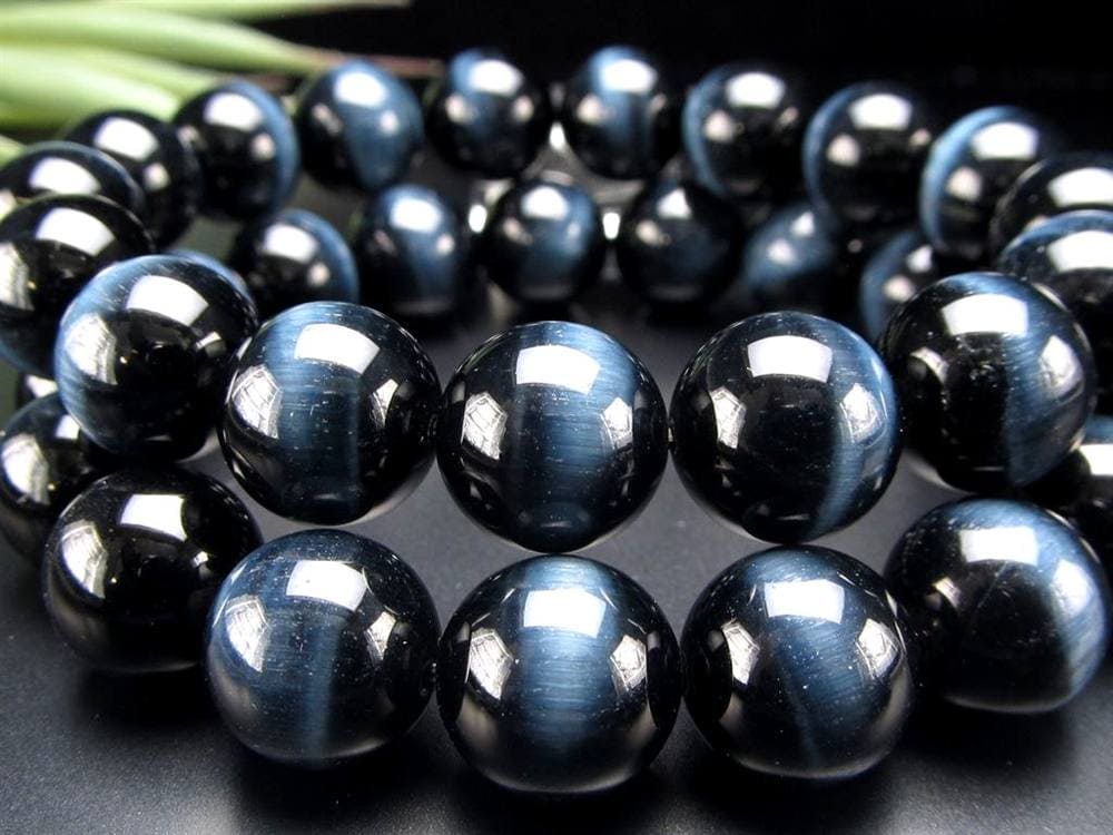 ホークアイ タイガーアイ ブルータイガーアイ 鷹目石 ブレスレット