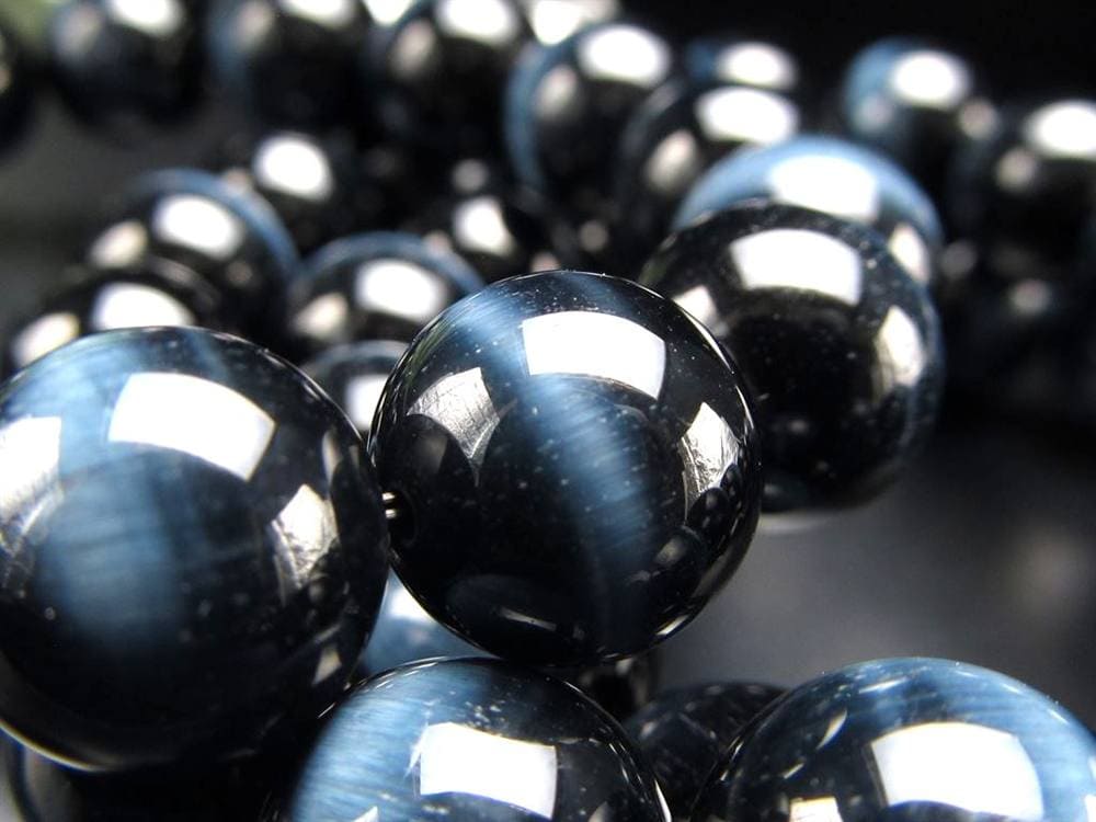 ホークアイ タイガーアイ ブルータイガーアイ 鷹目石 ブレスレット