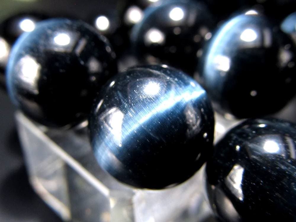 ホークアイ タイガーアイ ブルータイガーアイ 鷹目石 ブレスレット