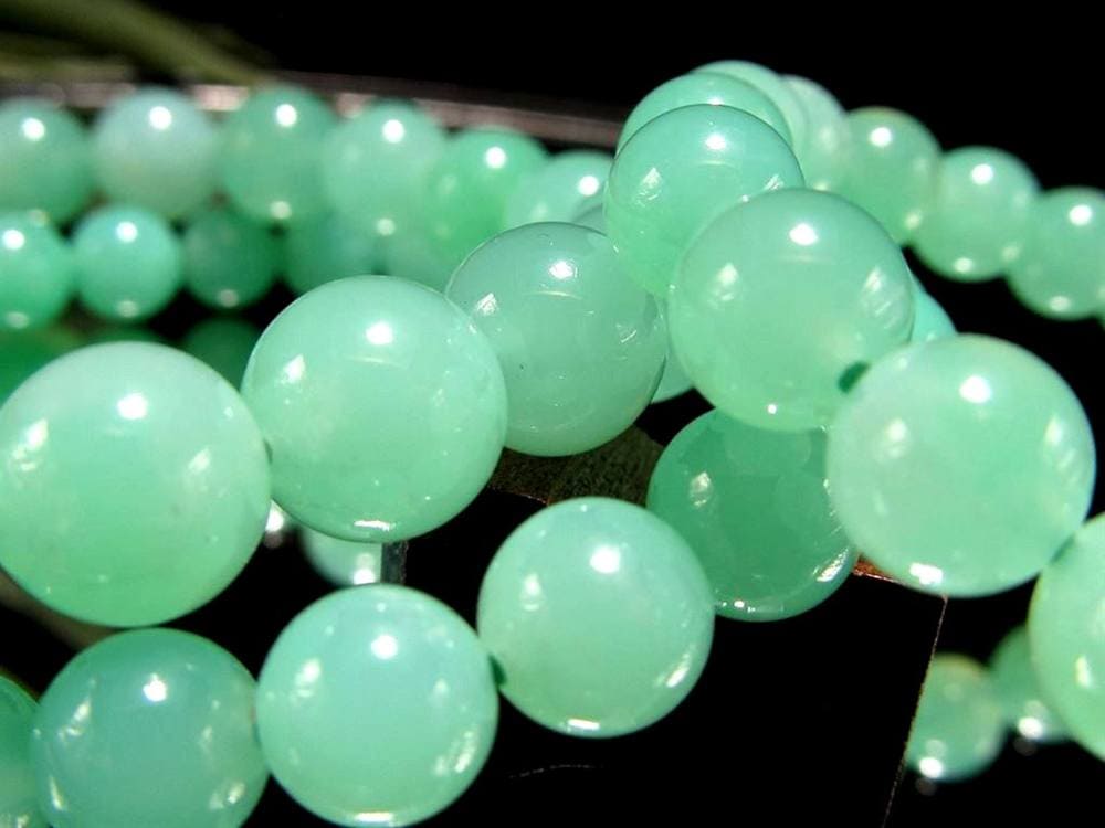 クリソプレーズ オーストラリアンジェイド ブレスレット カルセドニー 玉髄