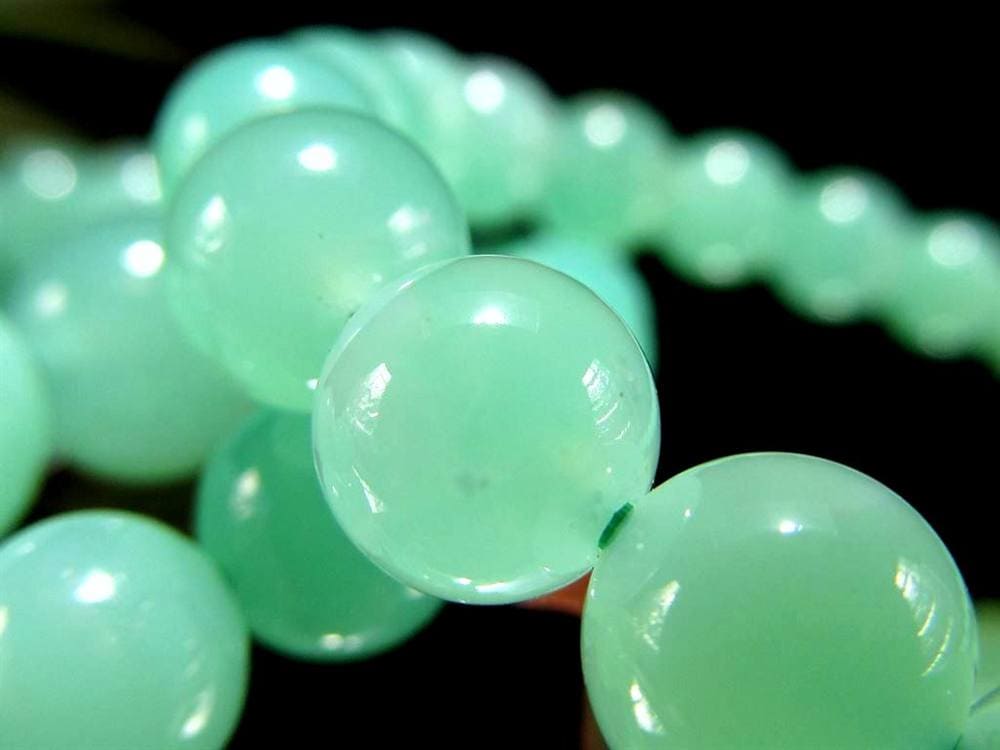クリソプレーズ オーストラリアンジェイド ブレスレット カルセドニー 玉髄