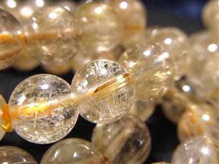 ゴールドルチルクォーツ ブレスレット ゴールドルチル ルチルレイテッドクォーツ 金針水晶