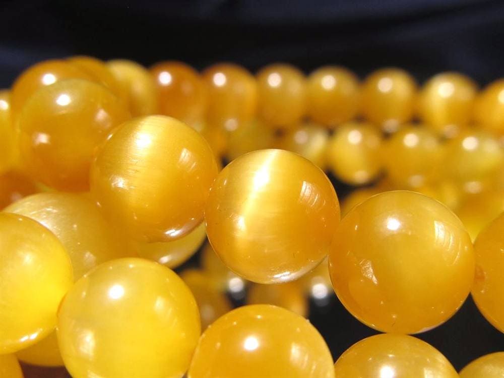 ゴールデンタイガーアイ 虎目石 ブレスレット 金色 黄色