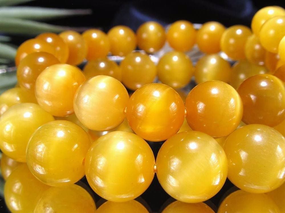 ゴールデンタイガーアイ 虎目石 ブレスレット 金色 黄色