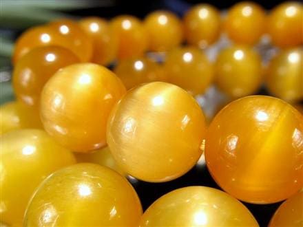 ゴールデンタイガーアイ 虎目石 ブレスレット 金色 黄色