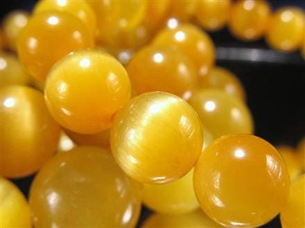 ゴールデンタイガーアイ 虎目石 ブレスレット 金色 黄色