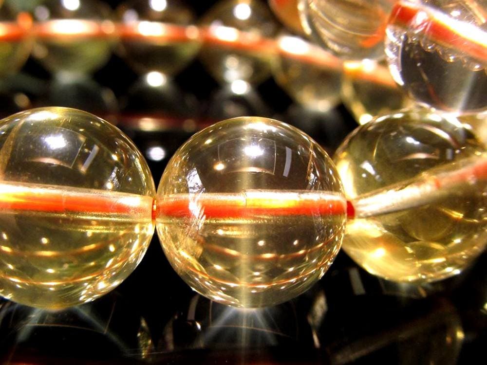 シトリン 煙黄水晶 ブレスレット シトリン