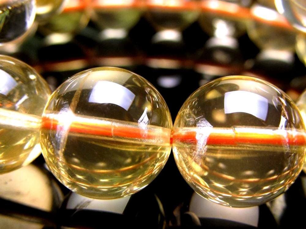 シトリン 煙黄水晶 ブレスレット シトリン