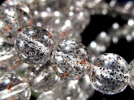 黒雲母 ガーネットインクォーツ バイオタイトインクォーツ ガーネット ブレスレット