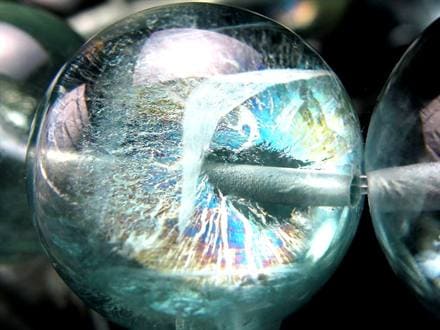 虹入りフローライト 蛍石 ブレスレット アメリカ産 天才の石