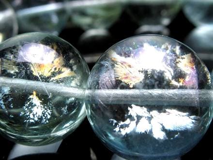 虹入りフローライト 蛍石 ブレスレット アメリカ産 天才の石
