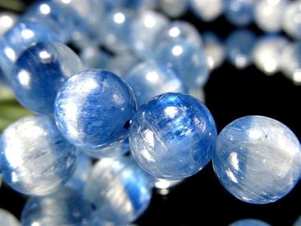 カイヤナイト 藍晶石 ブレスレット ブルー 青色