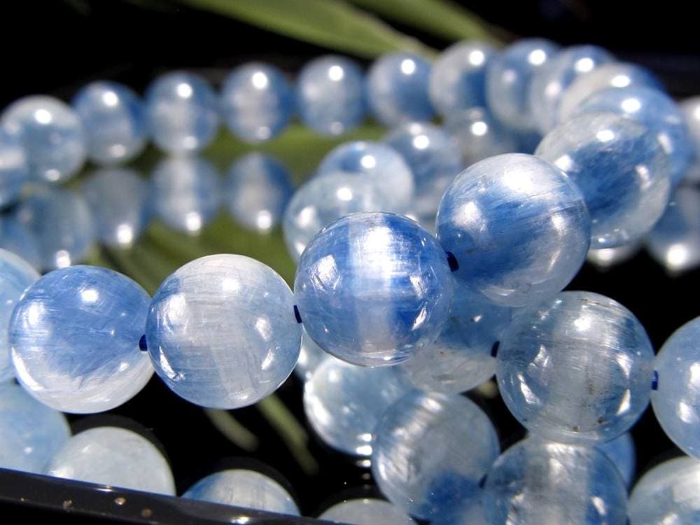 カイヤナイト 藍晶石 ブレスレット ブルー 青色