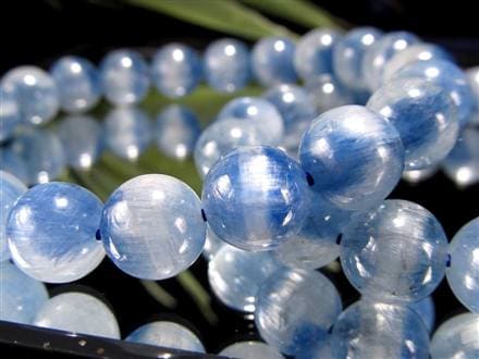 カイヤナイト 藍晶石 ブレスレット ブルー 青色