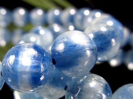 カイヤナイト 藍晶石 ブレスレット ブルー 青色