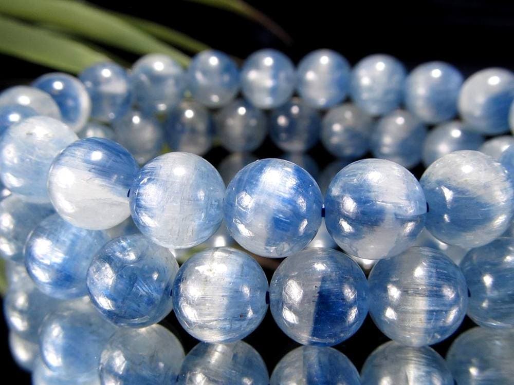 カイヤナイト 藍晶石 ブレスレット ブルー 青色