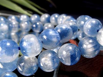 カイヤナイト 藍晶石 ブレスレット ブルー 青色