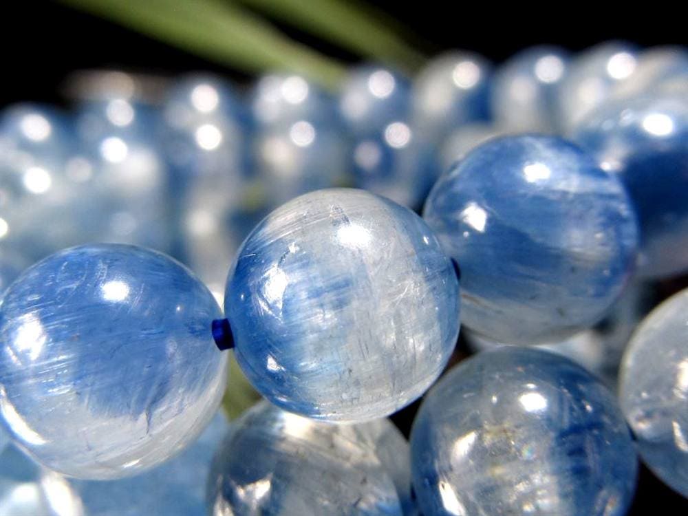 カイヤナイト 藍晶石 ブレスレット ブルー 青色