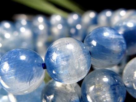 カイヤナイト 藍晶石 ブレスレット ブルー 青色