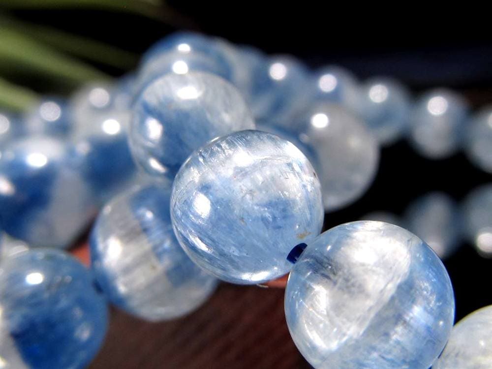 カイヤナイト 藍晶石 ブレスレット ブルー 青色