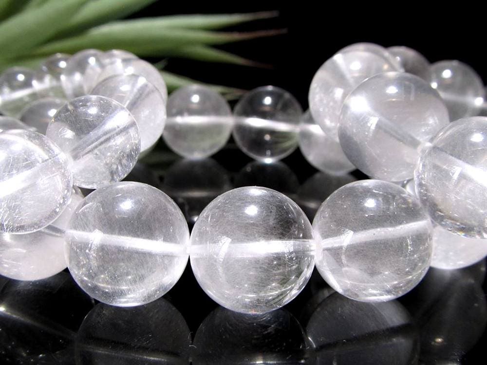 サゲニティッククォーツ ブレスレット ラビットヘア ホワイトルチル ルチル