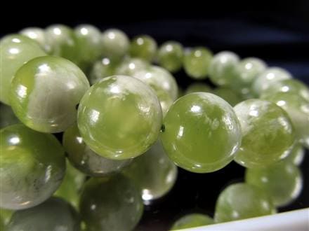 ♡巳年♡蛇紋石♡17ミリUP ふわふわ雪雲マスカットサーペンティン　ブレスレット ♡巳年♡蛇紋石♡17ミリUP ふわふわマスカットサーペンティン