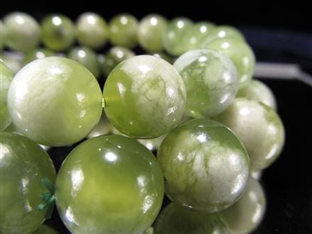 サーペンティン 蛇紋石 ブレスレット イエロー グリーン