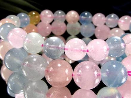 ベリル 緑柱石 ブレスレット MIX パステル