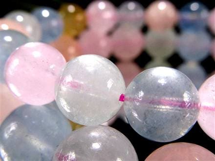 ベリル 緑柱石 ブレスレット MIX パステル