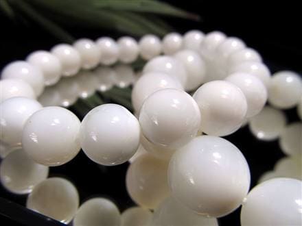 ミルキーホワイト オパール コモンオパール ブレスレット 蛋白石