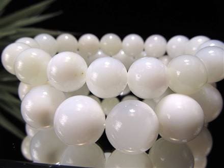 ミルキーホワイト オパール コモンオパール ブレスレット 蛋白石