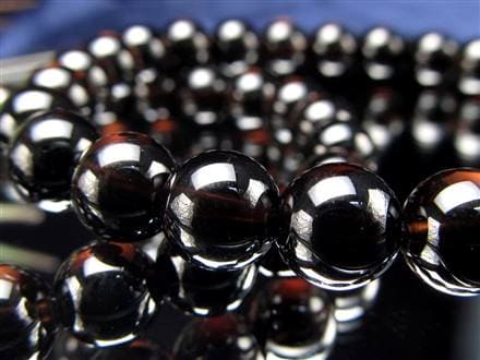 モリオン 黒水晶 黒水晶ブレス モリオンブレス スター効果