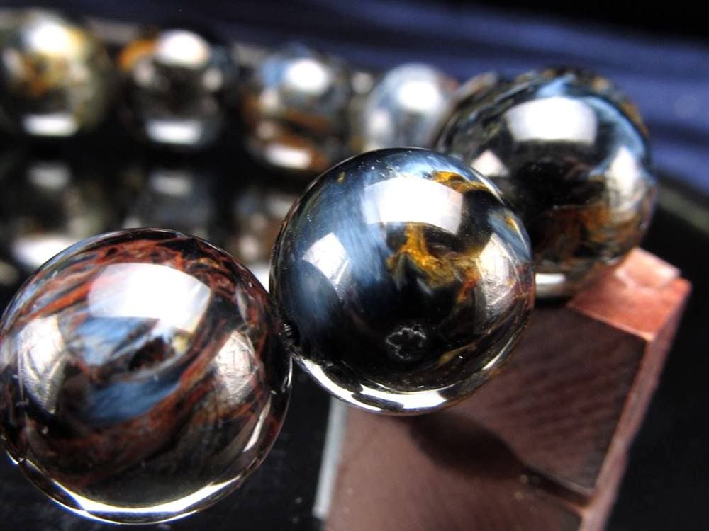 ピーターサイト ブレスレット ブルーピーターサイト テンペストストーン 嵐の石