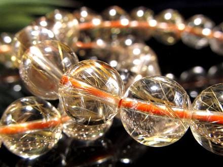ルチル ゴールドルチル ブレスレット 金運 ルチルクォーツ