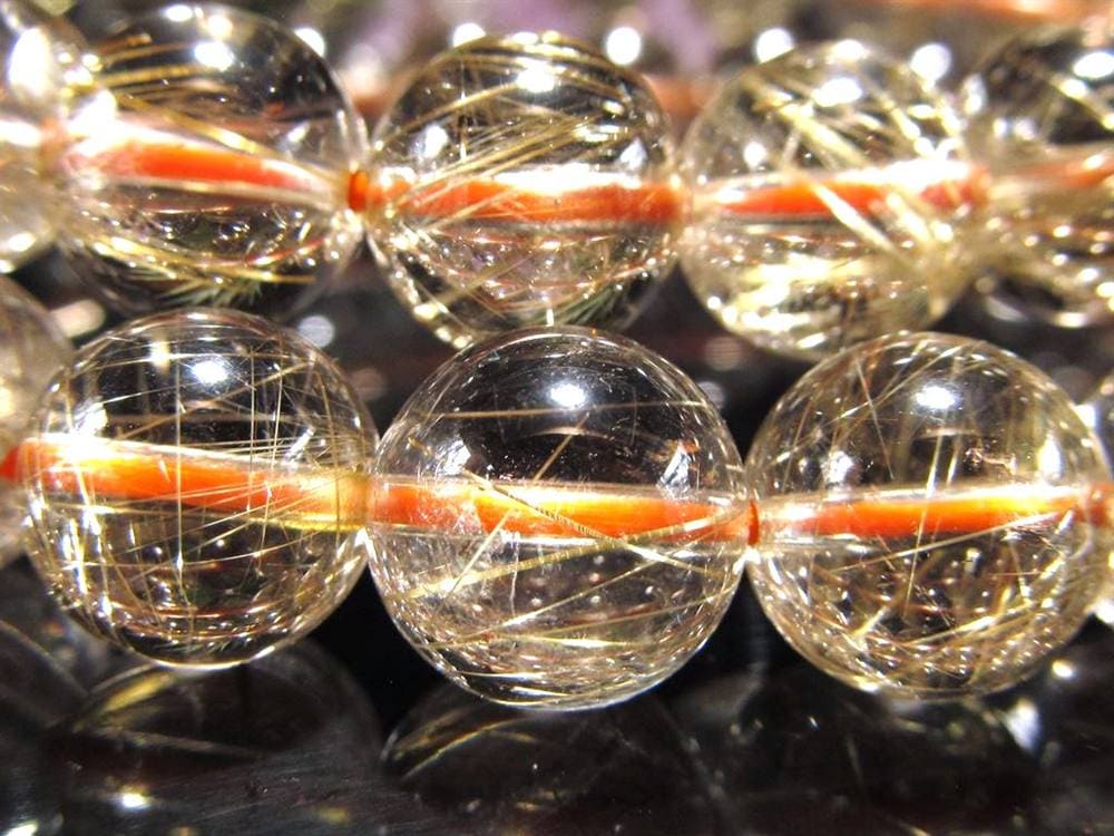 ルチル ゴールドルチル ブレスレット 金運 ルチルクォーツ