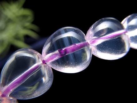 ムーンライトアメジスト スコロライト ハート ブレスレット ラベンダークォーツ