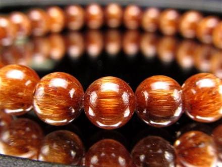 オレンジキャッツアイルチル ブレスレット キャッツアイルチルクォーツ ルチルレイテッドクォーツ ルチルの王様