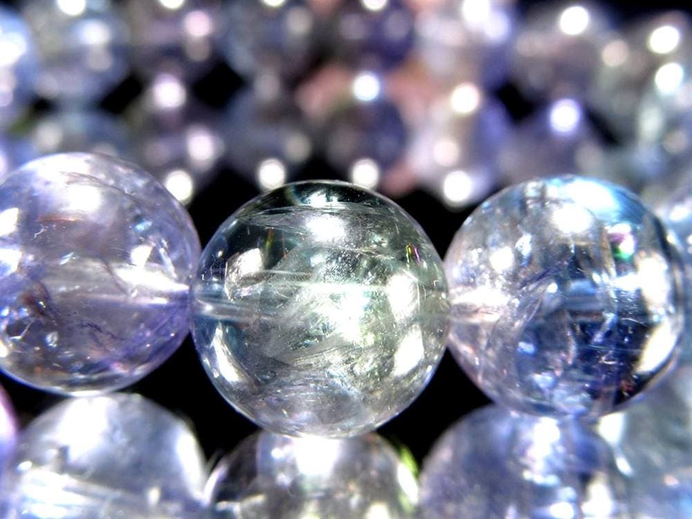 タンザナイト ブレスレット 誕生石 ブルーゾイサイト 宝石