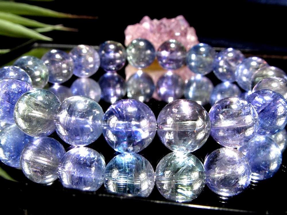 タンザナイト ブレスレット 誕生石 ブルーゾイサイト 宝石