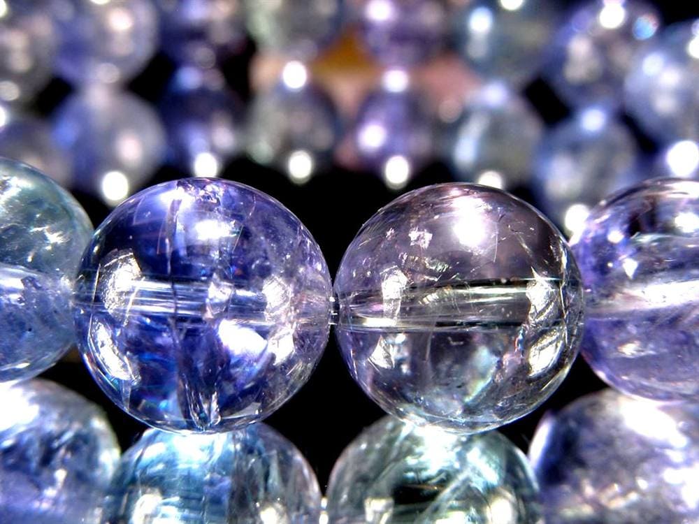 タンザナイト ブレスレット 誕生石 ブルーゾイサイト 宝石