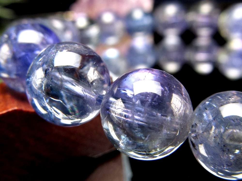 タンザナイト ブレスレット 誕生石 ブルーゾイサイト 宝石