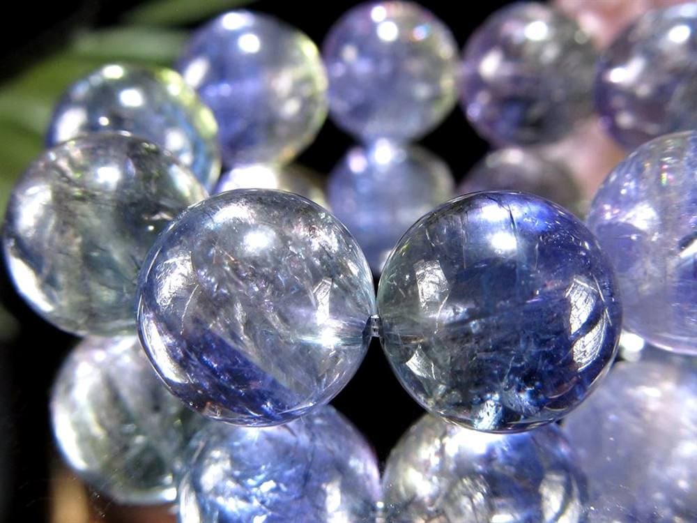 タンザナイト ブレスレット 誕生石 ブルーゾイサイト 宝石