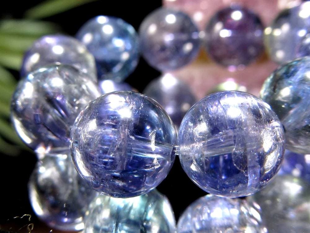 タンザナイト ブレスレット 誕生石 ブルーゾイサイト 宝石