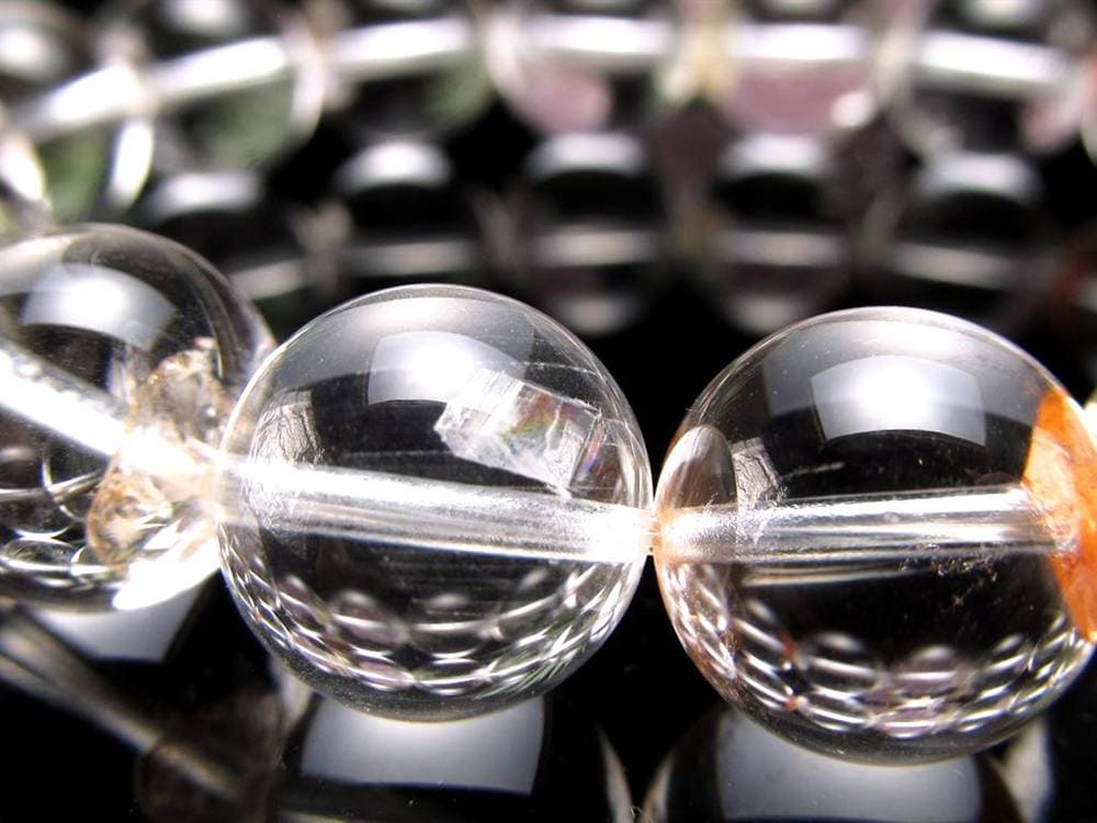 クォーツインクォーツ ブレスレット マニフェストクォーツ 貫入水晶 クリスタル