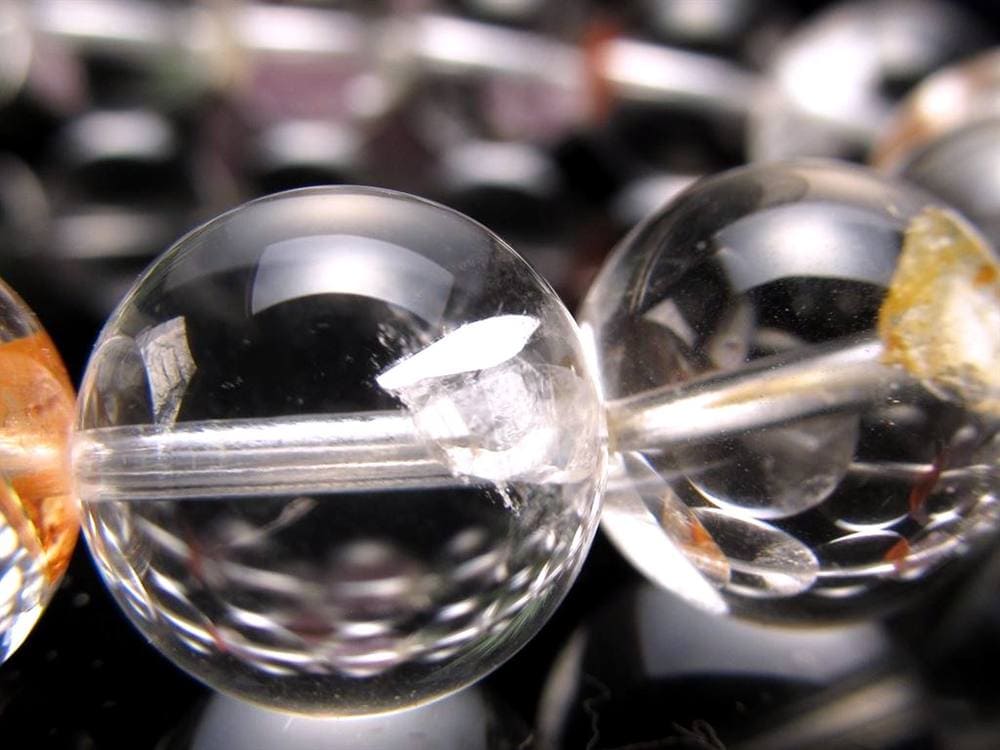 クォーツインクォーツ ブレスレット マニフェストクォーツ 貫入水晶 クリスタル