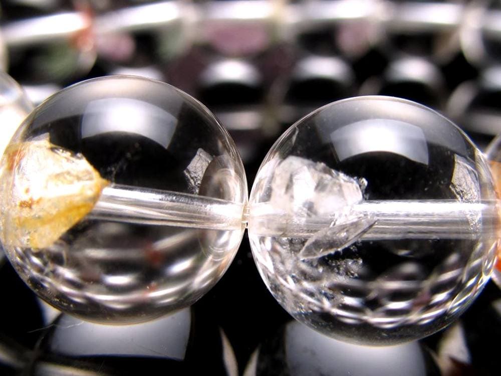 クォーツインクォーツ ブレスレット マニフェストクォーツ 貫入水晶 クリスタル