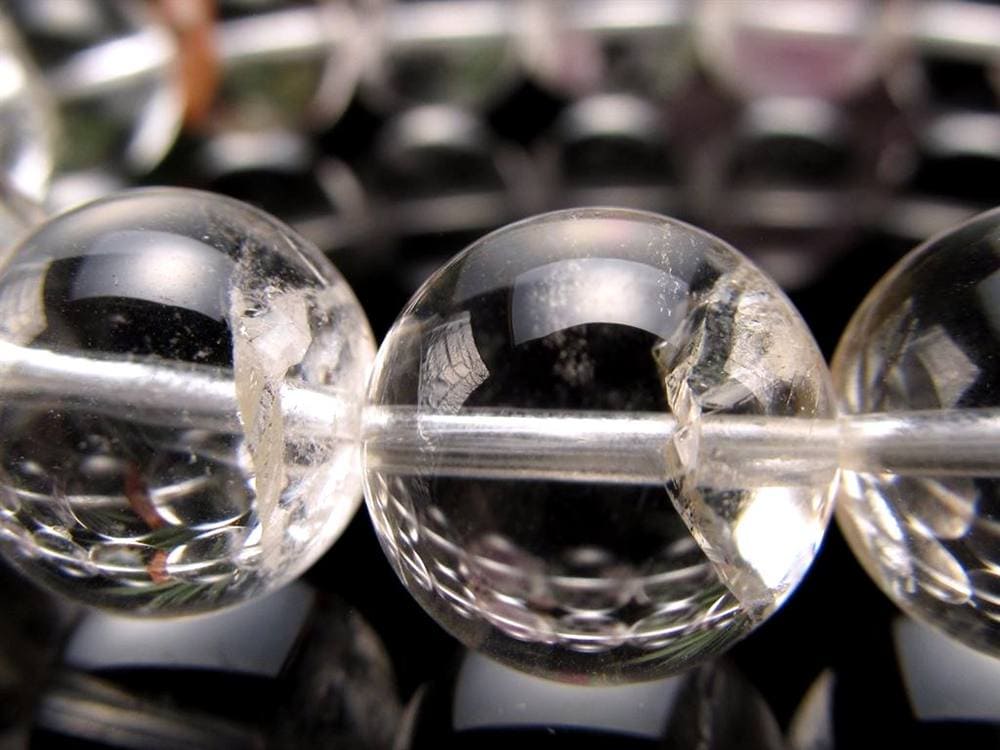 クォーツインクォーツ ブレスレット マニフェストクォーツ 貫入水晶 クリスタル